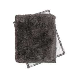 Janey Lynn's Designs Shrubbie Cracked Pepper Cotton/Nylon Solid Kitchen Utility Cloth 2 pk