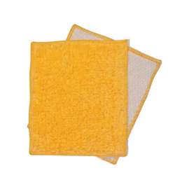 Janey Lynn's Designs Shrubbie Cornbread Cotton/Nylon Solid Kitchen Utility Cloth 2 pk