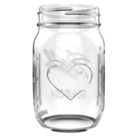Ball Collection Elite Regular Mouth Canning Jar 16 oz 4 pk