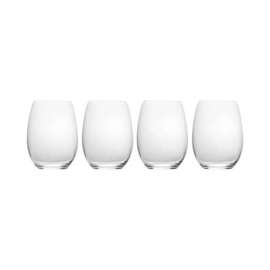 Mikasa Julie 19-3/4 oz Clear Crystal Stemless Wine Glass