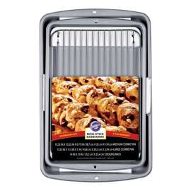 Wilton Cookie Sheets/Cooling Rack Silver
