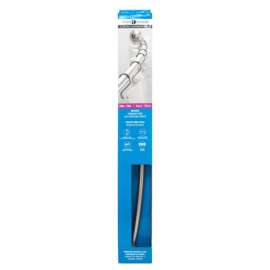 InterDesign Curved Shower Rod 72 in. L Brushed Silver