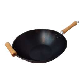 Joyce Chen Classic Steel Wok 14 in. Black