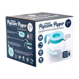 Core Kitchen Clear/Teal 3 qt Popcorn Popper
