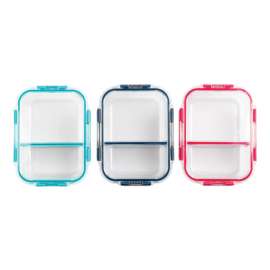 Core Kitchen TrueDivide 51 oz Clear Food Storage Container 12 pk