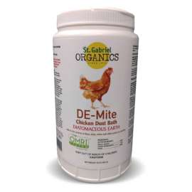 St. Gabriel Organics DE-Mite Dust Bath Organic Crawling Insect Killer Powder 20 oz
