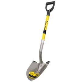 Truper Tru-Pro 41 in. Steel Round Digging Shovel Fiberglass Handle
