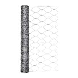 Garden Craft 24 in. H X 50 ft. L Galvanized Steel Poultry Netting 2 in.
