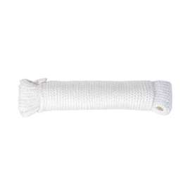 Koch 9/64 in. D X 48 ft. L White Diamond Braided Nylon Rope