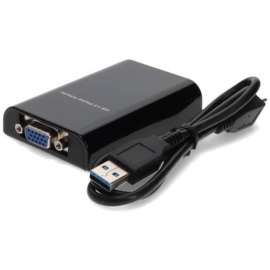 AddOn USB 3.0 (A) Male to VGA Female Blue Adapter, 100% compatible and guaranteed to work