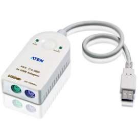 Aten Technologies Aten Keyboard Mouse Adapter-TAA Compliant, Female, Type A Male USB, 6"