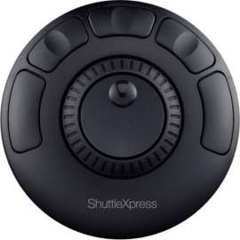 Contour ShuttleXpress Multimedia Controller, USB, Jog Dial, 5 Button(s)