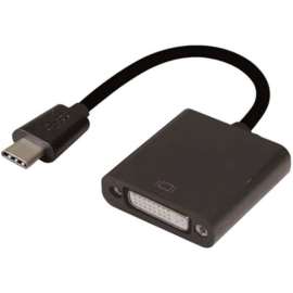 4XEM USB-C to DVI Adapter, 1 Pack, 1 x 24-pin Type C USB 3.1 USB Male, 1 x DVI Video Female, 1920 x 1200 Supported