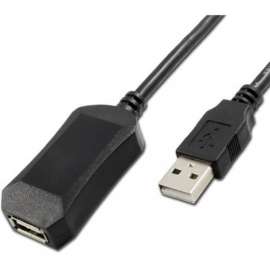 4XEM 7M USB 2.0 Active Extension Cable, 22.97 ft USB Data Transfer Cable for Peripheral Device, First End: 1 x USB 2.0 Type A, Male, Second End: 1 x USB 2.0 Type A