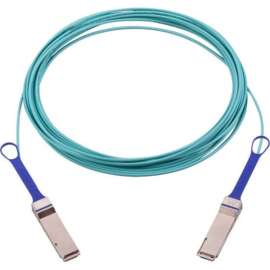 NVIDIA Active Fiber Cable, IB EDR, up to 100Gb/s, QSFP, LSZH, 20m, 65.62 ft Fiber Optic Network Cable for Network Device, 100 Gbit/s, LSZH