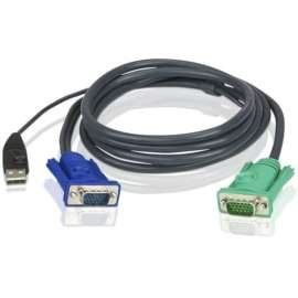 Aten Technologies ATEN 15' USB KVM Cable, SPHD15 to VGA & USB A, 16ft