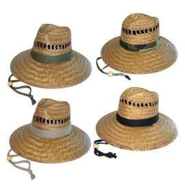 Dorfman Pacific Wide Brim Hat Natural Assorted
