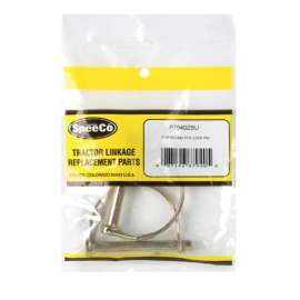 SpeeCo Zinc Plated PTO Lock Pin 5/16 in. D X 2-1/4 in. L