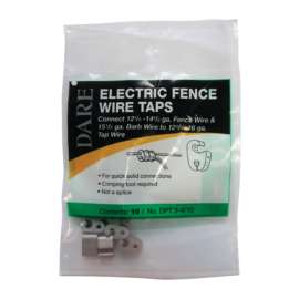 Dare Electric Fence Wire Tap Silver