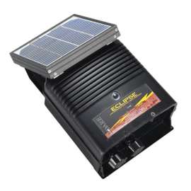 Dare Eclipse Series 12 V Solar-Powered Fence Energizer 40 acre Black