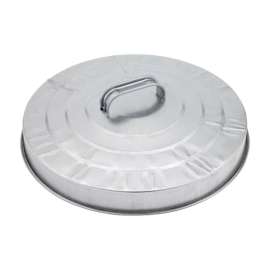 Behrens Galvanized Steel 10 gal Garbage Can Lid