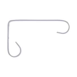 Panacea White Steel 6 in. H Basic Plant Hook