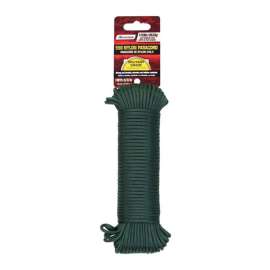 SecureLine 5/32 in. D X 100 ft. L Green Braided Nylon Paracord