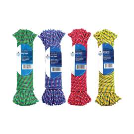 Wellington 3/16 in. D X 100 ft. L Assorted Diamond Braided Poly Rope