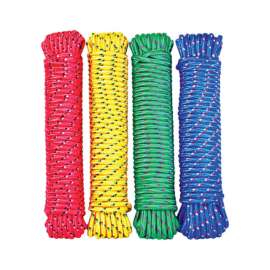 Wellington 1/2 in. D X 100 ft. L Assorted Diamond Braided Poly Rope