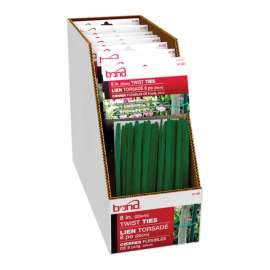 Bond 8 in. H Green Coated Wire Plant Support Twist Tie