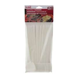 Bond 1.5 in. H X 8 in. W X 2 in. D White Plastic Plant Label/Marker