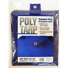 Projex 12 ft. W X 16 ft. L Light Duty Polyethylene Tarp Blue