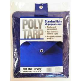 Projex 10 ft. W X 20 ft. L Light Duty Polyethylene Tarp Blue