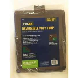 Projex 20 ft. W X 30 ft. L Light Duty Polyethylene Tarp Blue