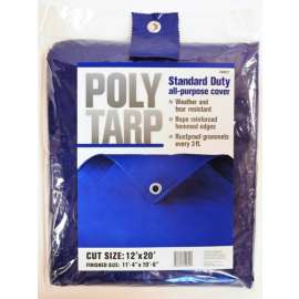 Projex 12 ft. W X 20 ft. L Light Duty Polyethylene Tarp Blue