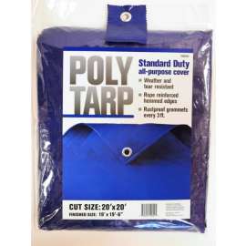 Projex 20 ft. W X 20 ft. L Light Duty Polyethylene Tarp Blue