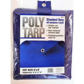 Projex 6 ft. W X 8 ft. L Light Duty Polyethylene Tarp Blue