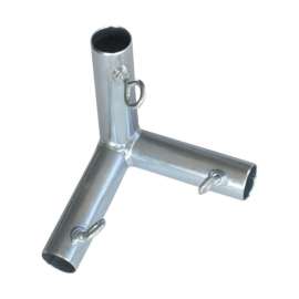 AHC 1 in. Round X 1 in. D 1 in. D P3J Galvanized Carbon Steel 5-11/16 in. L Connector