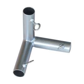 AHC 3/4 in. Round X 3/4 in. D 3/4 in. D F3 Galvanized Carbon Steel 5-11/16 in. L Connector