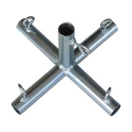 AHC 3/4 in. Round X 3/4 in. D 3/4 in. D F5 Galvanized Carbon Steel 10 in. L Connector