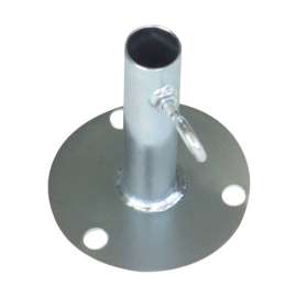AHC 3/4 in. Round X 3/4 in. D Galvanized Carbon Steel 4-9/32 in. L Connector
