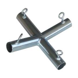 AHC 1 in. Round X 1 in. D 1 in. D P4L Galvanized Carbon Steel 10 in. L Connector