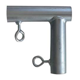 AHC 1 in. Round X 1 in. D Galvanized Carbon Steel 5-1/2 in. L Connector