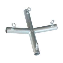 AHC 3/4 in. Round X 3/4 in. D 3/4 in. D P4L Galvanized Carbon Steel 10 in. L Connector