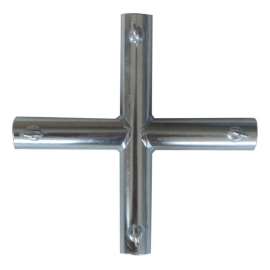 AHC 1 in. Round X 1 in. D 1 in. D FX Galvanized Carbon Steel 10 in. L Connector