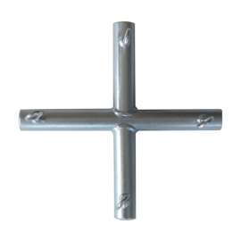 AHC 3/4 in. Round X 3/4 in. D 3/4 in. D FX Galvanized Carbon Steel 10 in. L Connector