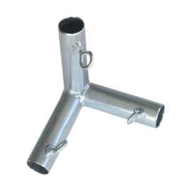 AHC 3/4 in. Round X 3/4 in. D 3/4 in. D P3J Galvanized Carbon Steel 5-11/16 in. L Connector
