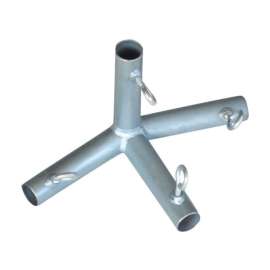 AHC 3/4 in. Round X 3/4 in. D 3/4 in. D P4D Galvanized Carbon Steel 10 in. L Connector