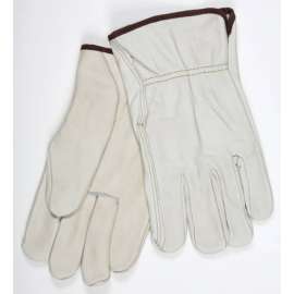 Safety Works M Leather Driver Beige Gloves