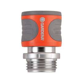 Gardena 3/4 in. Metal Threaded Male/Female Hose Connector